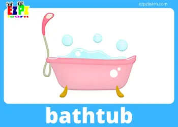 Bathroom Flashcards With Words